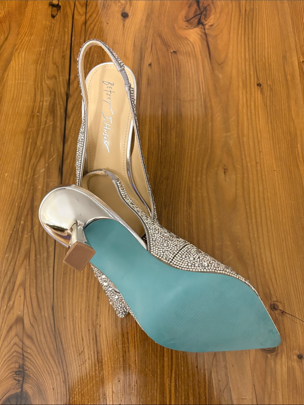 Betsey Johnson - Something Blue - “Clark” Pointed Pumps US 6.5 - Picture 3 of 4